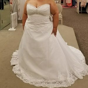 Plus size wedding dress